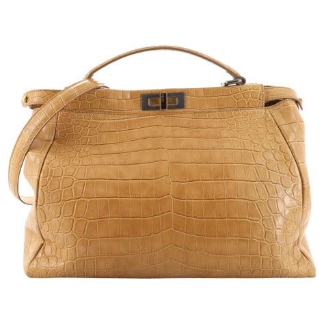 fendi peekaboo lite|Fendi peekaboo crocodile.